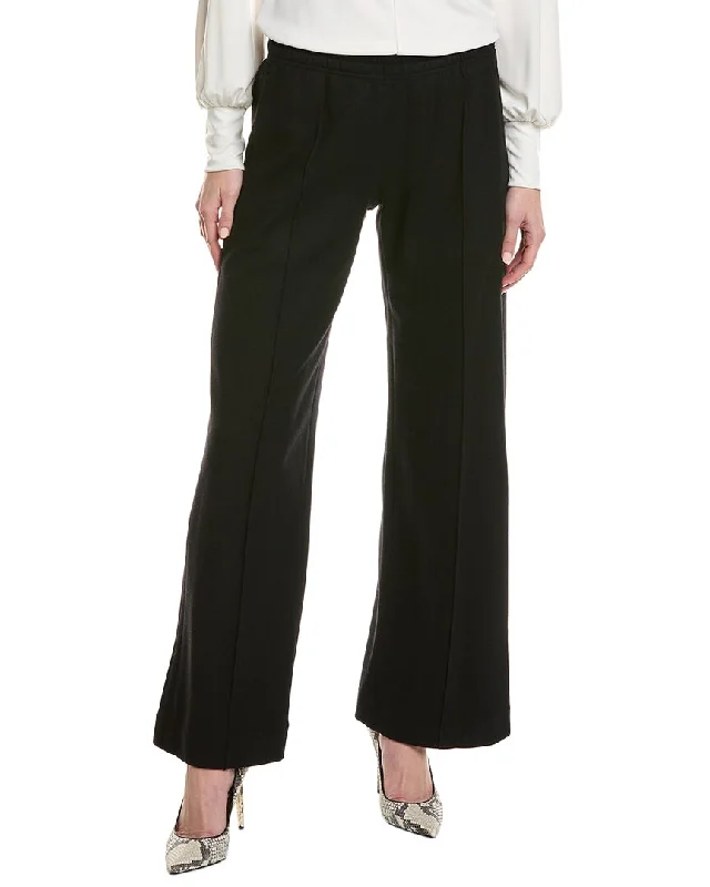 Vince Wide Leg Pull-On Wool Pant