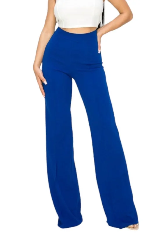 What A Treat Trouser Pants In Royal Blue